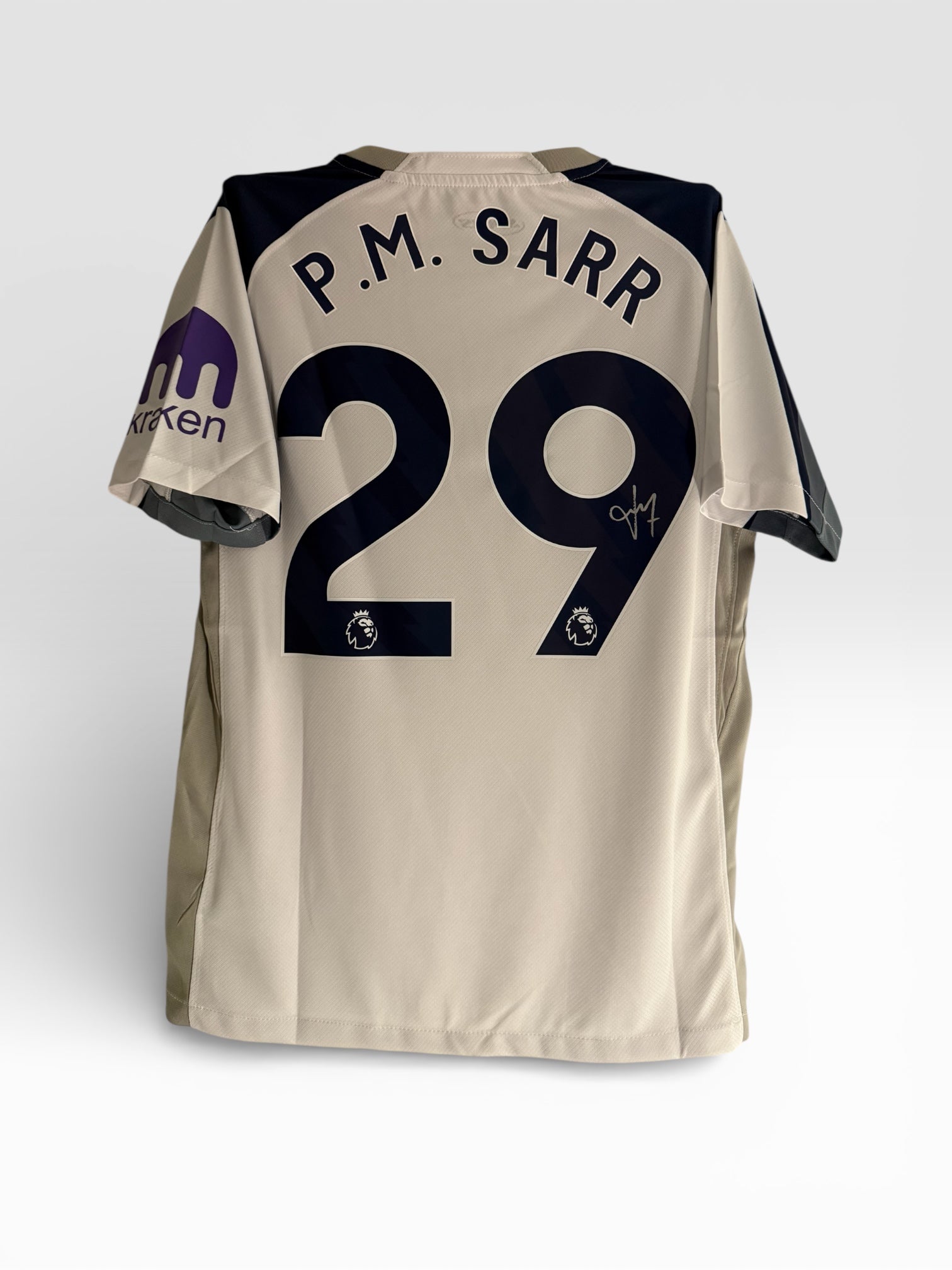 Pape Sarr Tottenham Hotspur Signed Shirt *PROOF & COA*