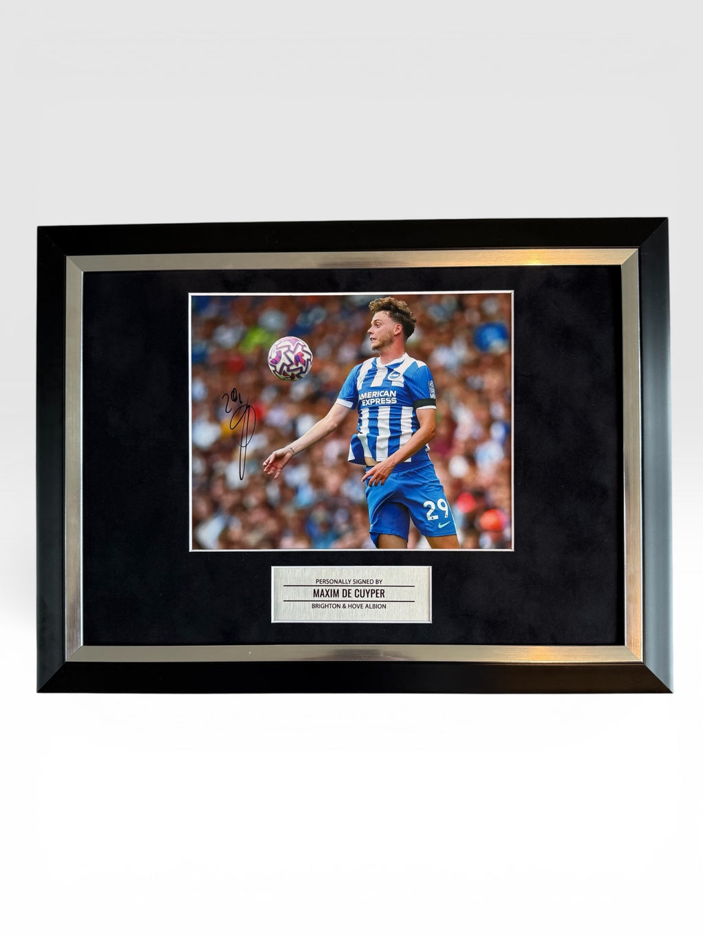 Maxim de Cuyper Brighton Signed Photo Framed Autograph Display *PROOF & COA*