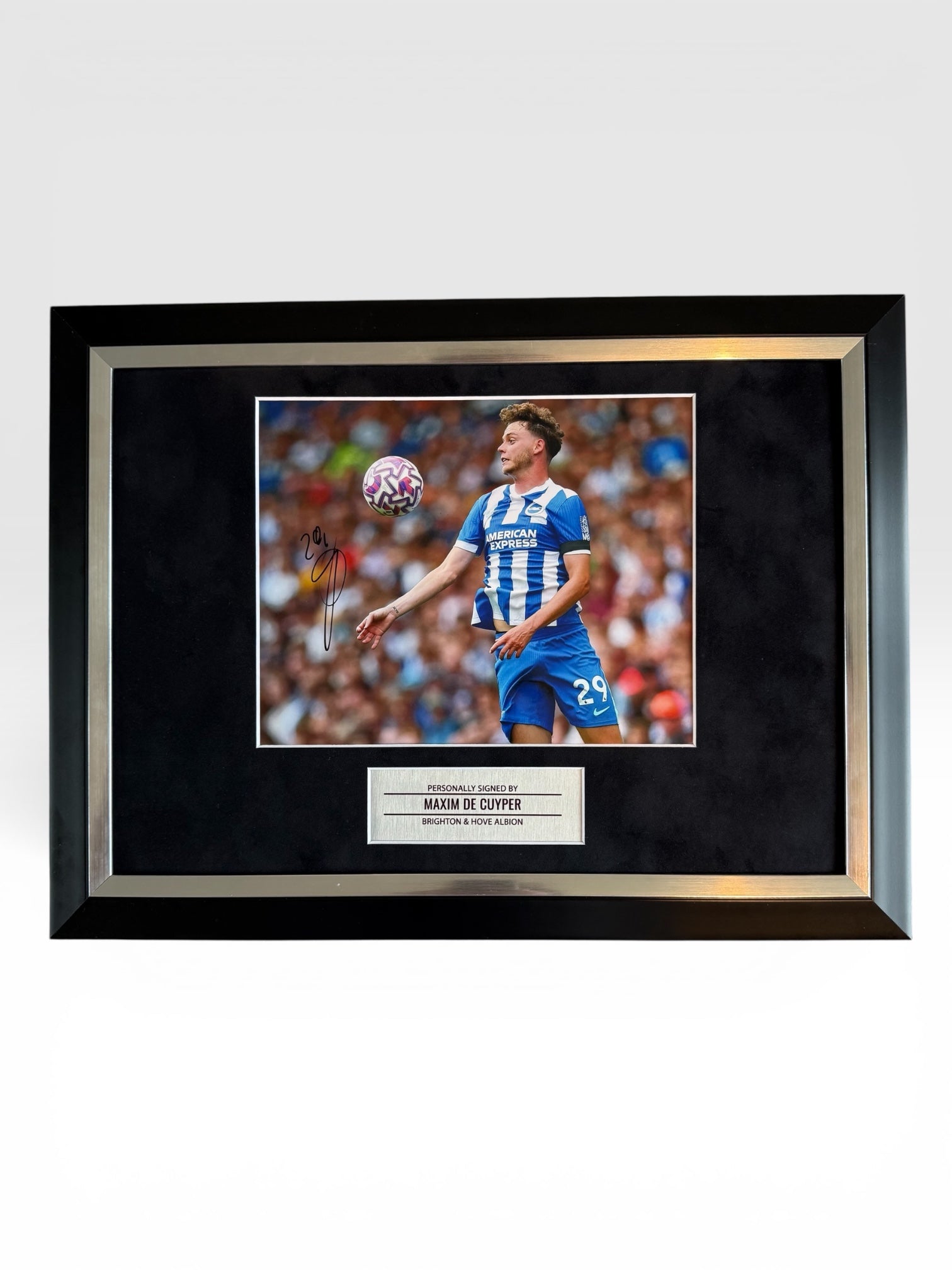 Maxim de Cuyper Brighton Signed Photo Framed Autograph Display *PROOF & COA*