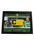 Callum McGregor Signed Captains armband CELTIC *RARE* Framed *COA & PROOF*