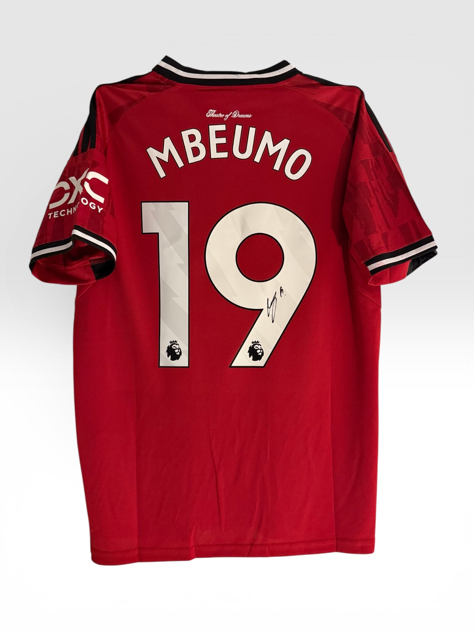 Bryan Mbeumo Manchester United Signed Shirt *EXACT VIDEO PROOF* COA
