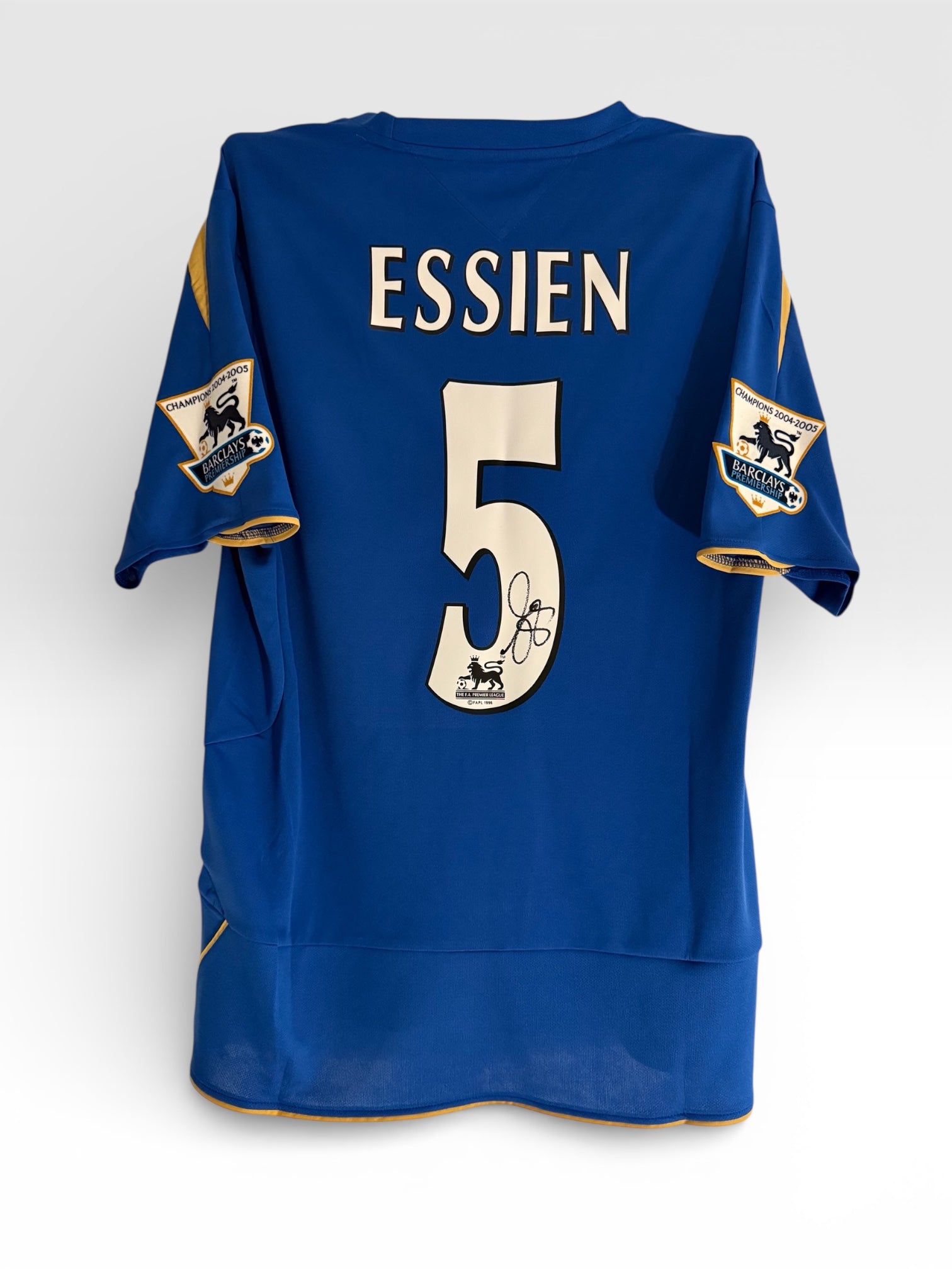 Essien Chelsea Signed Shirt *VIDEO PROOF & COA* RARE 120th Anniversary