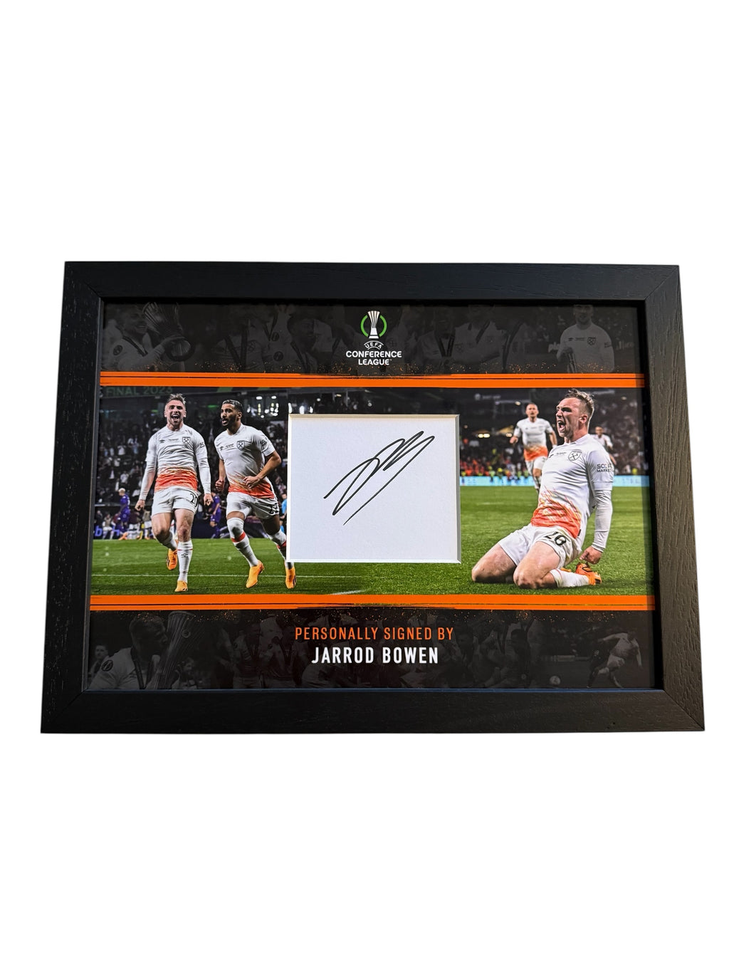 Jarrod Bowen Hand Signed Mount Framed *VIDEO PROOF & COA* Premium Frame West Ham