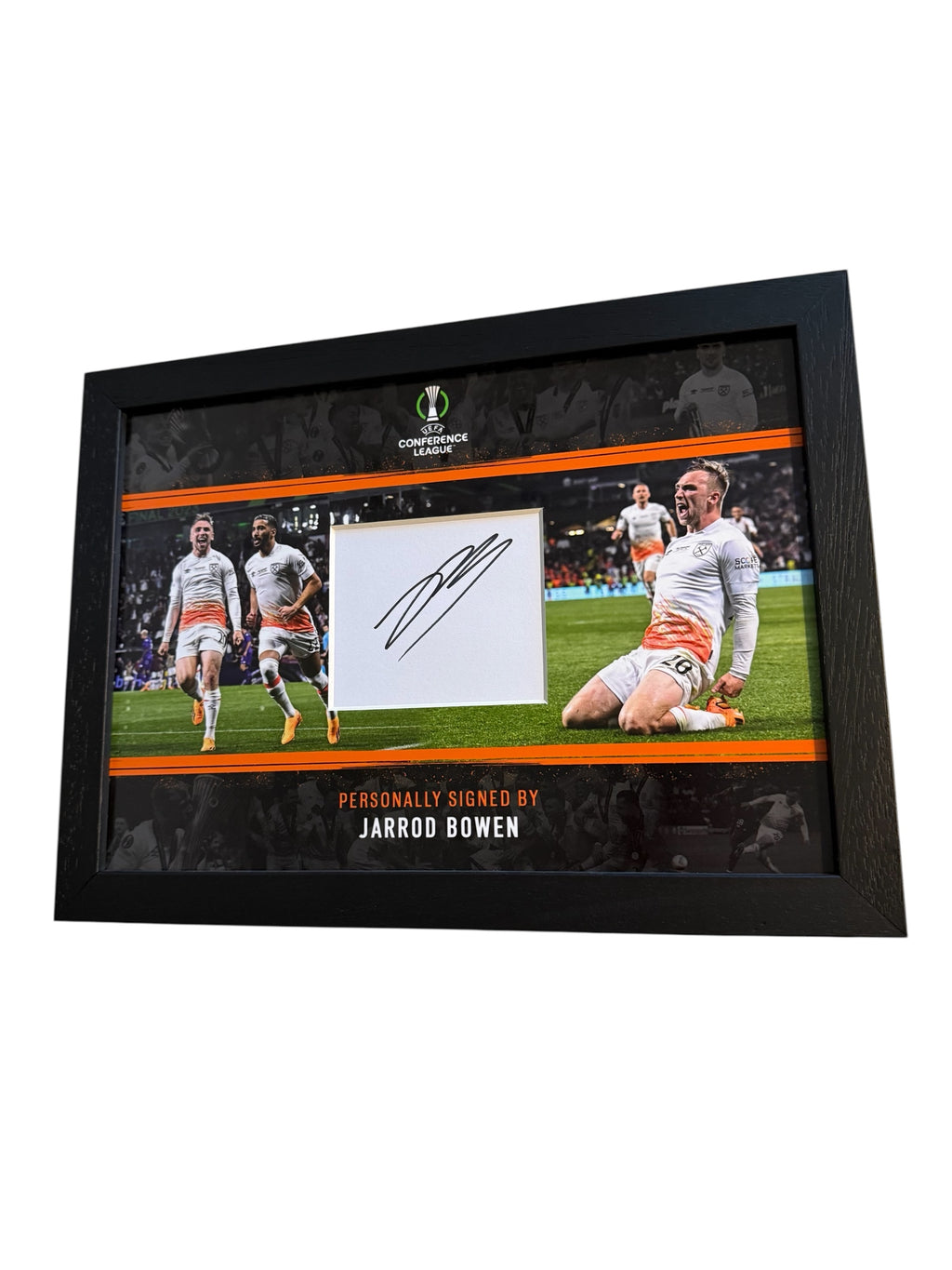 Jarrod Bowen Hand Signed Mount Framed *VIDEO PROOF & COA* Premium Frame West Ham