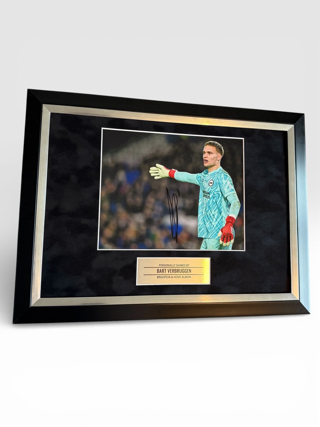 Bart Verburggen Hand Signed Photo Framed Display Brighton *RARE* PROOF & COA