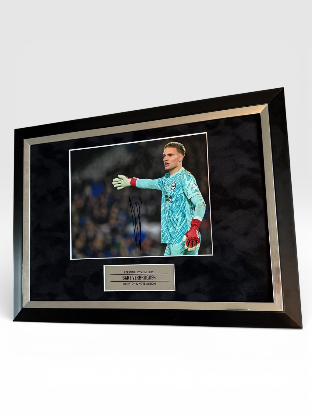 Bart Verburggen Hand Signed Photo Framed Display Brighton *RARE* PROOF & COA