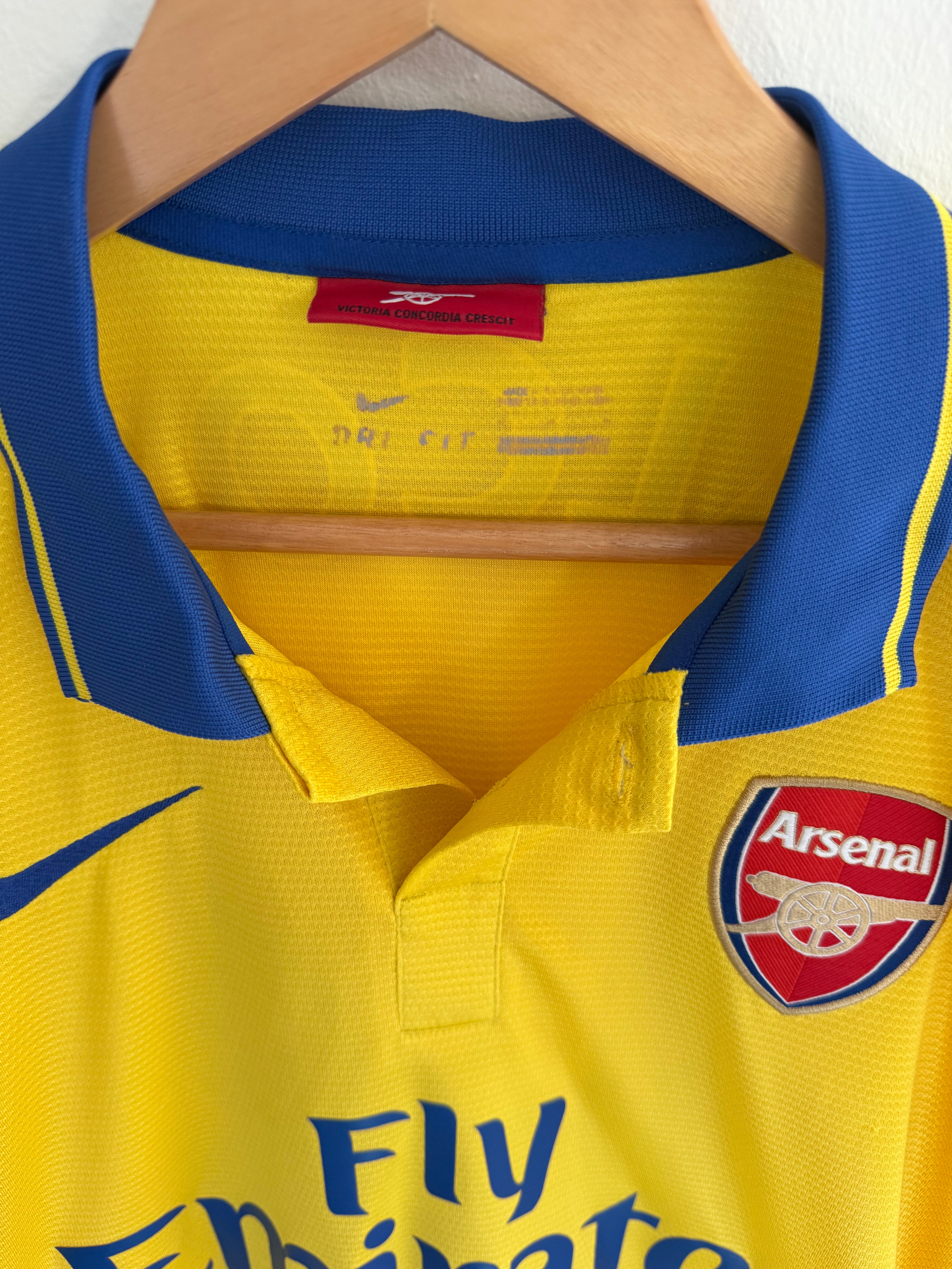 Theo Walcott Arsenal Signed Shirt 13/14 Away RARE *PROOF & COA*