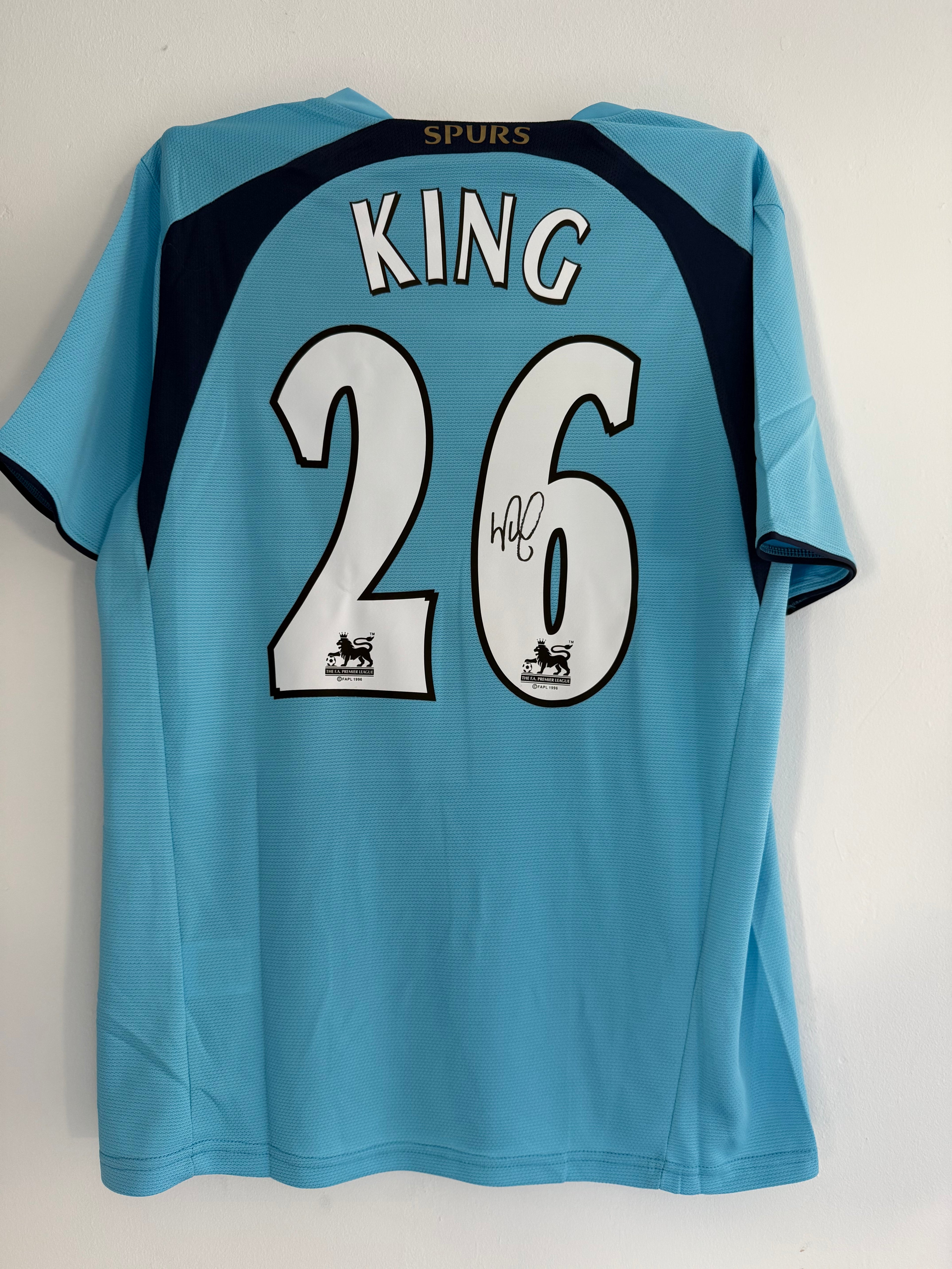 Ledley King Tottenham Hotspur Signed Shirt *RARE* COA & PROOF 06/07 Retro Shirt