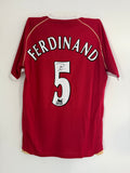 Rio Ferdinand Manchester United Signed Shirt 06/07 Home *RARE* PROOF & COA MAN U