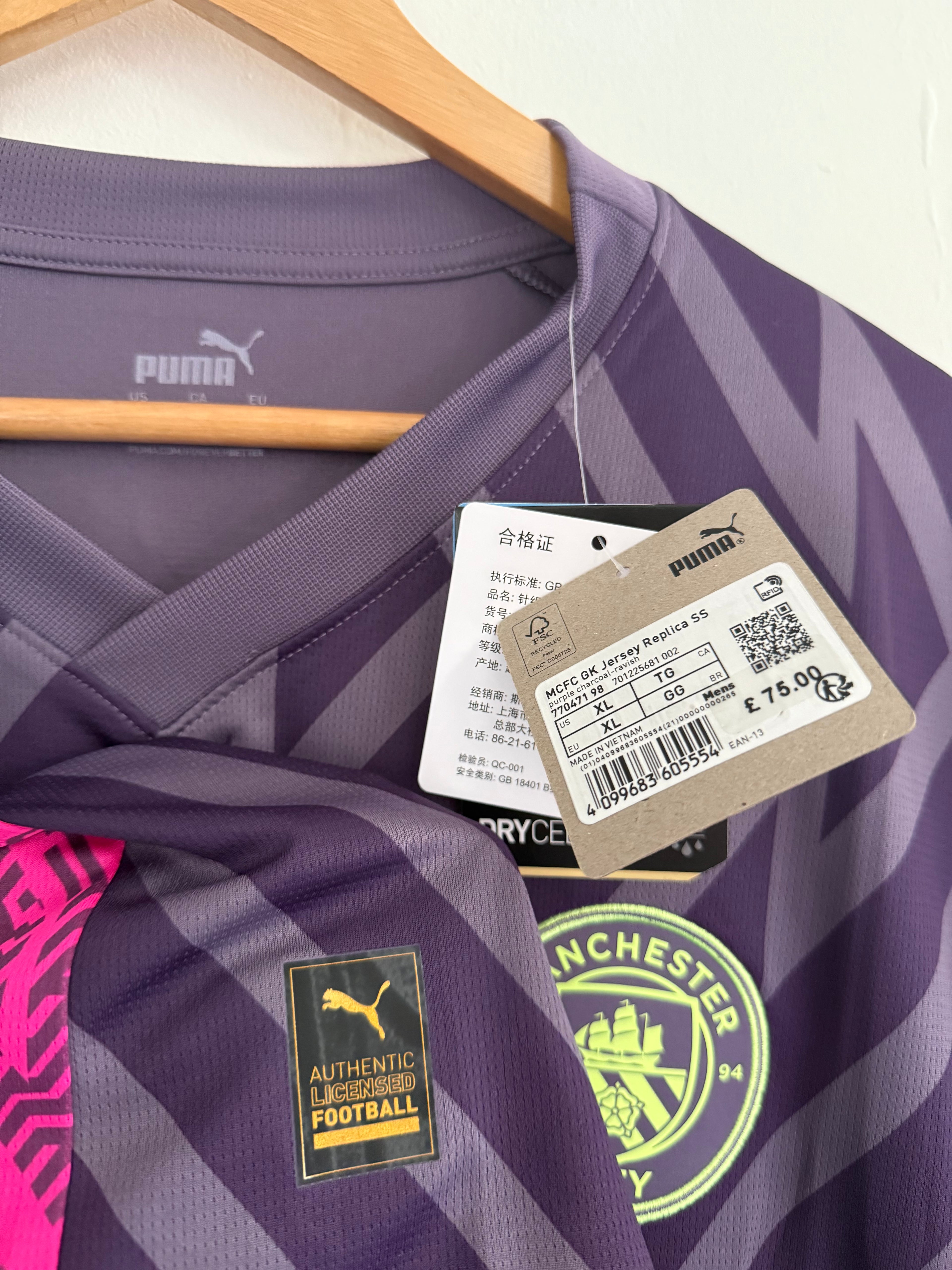 Ederson Manchester City Signed Goalkeeper Shirt *OFFICIAL SHIRT*  COA & PROOF