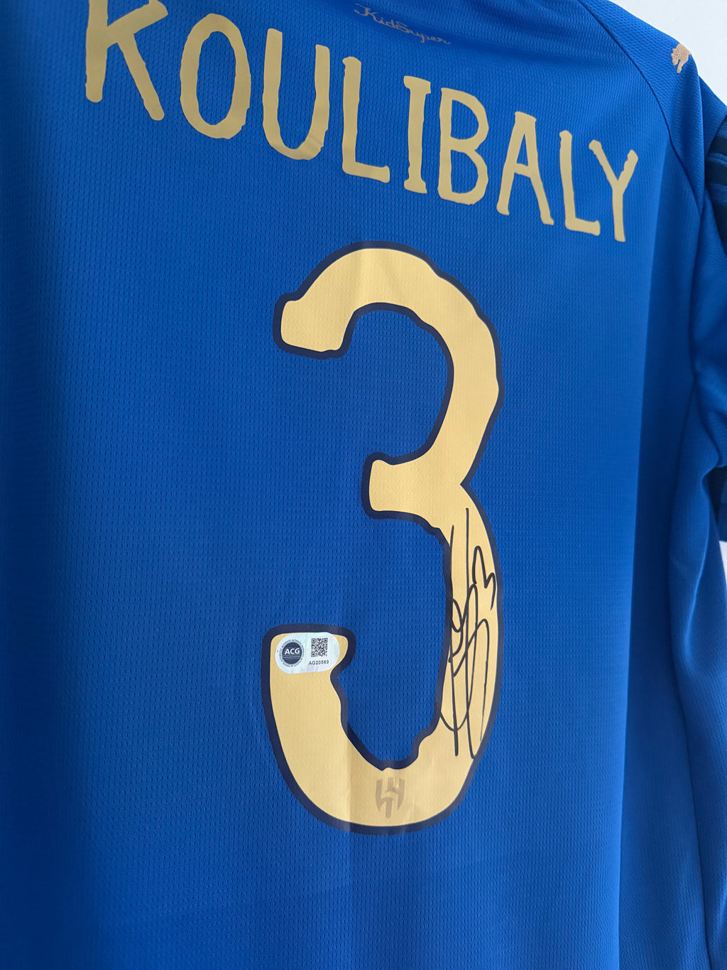 Kalidou Koulibaly Al Hilal Signed Shirt *RARE* COA ACG Cert Authenticated Saudi Pro League
