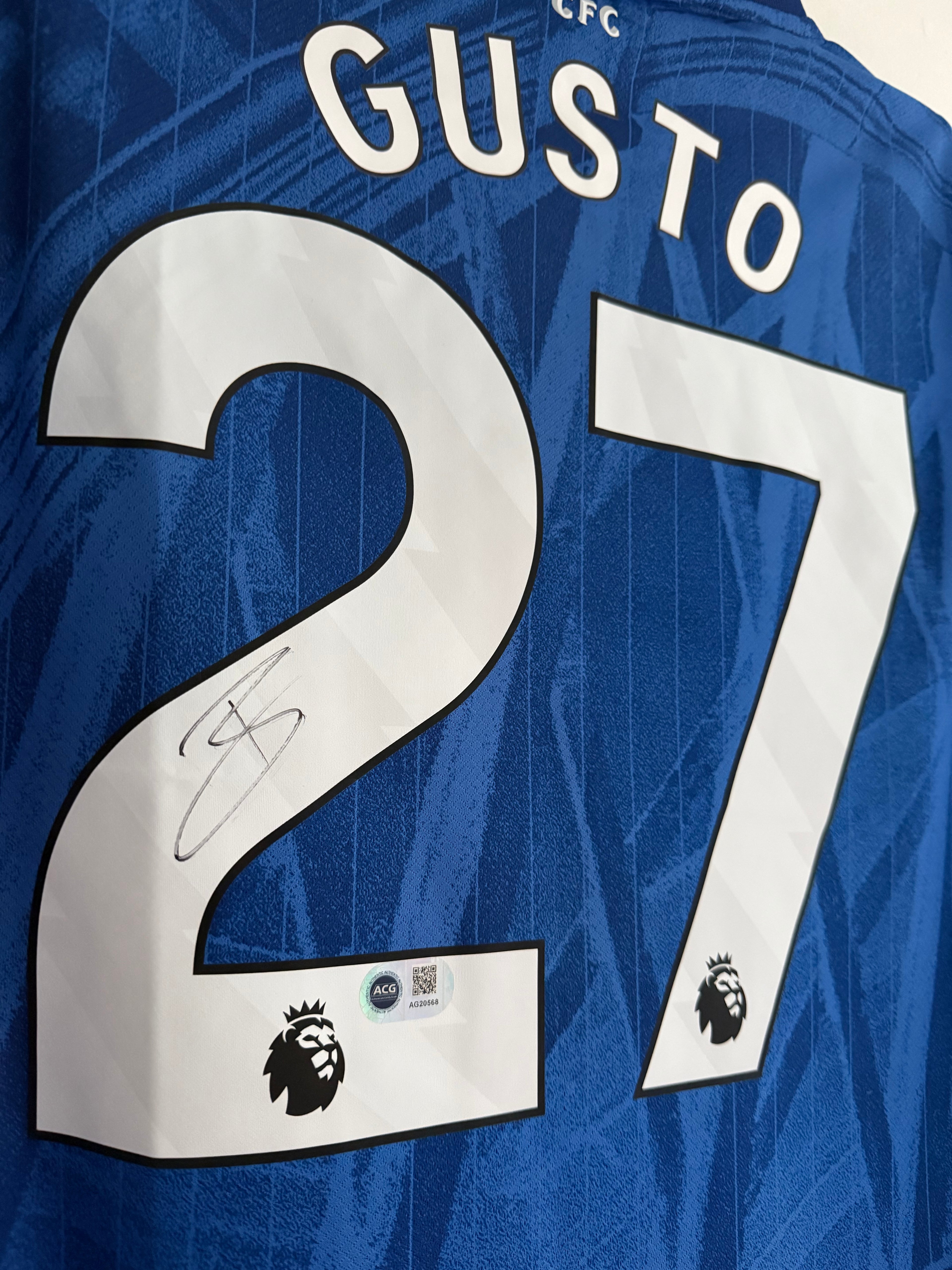 Malo Gusto Chelsea Signed Shirt *PROOF* COA ACG Cert Authentication RARE