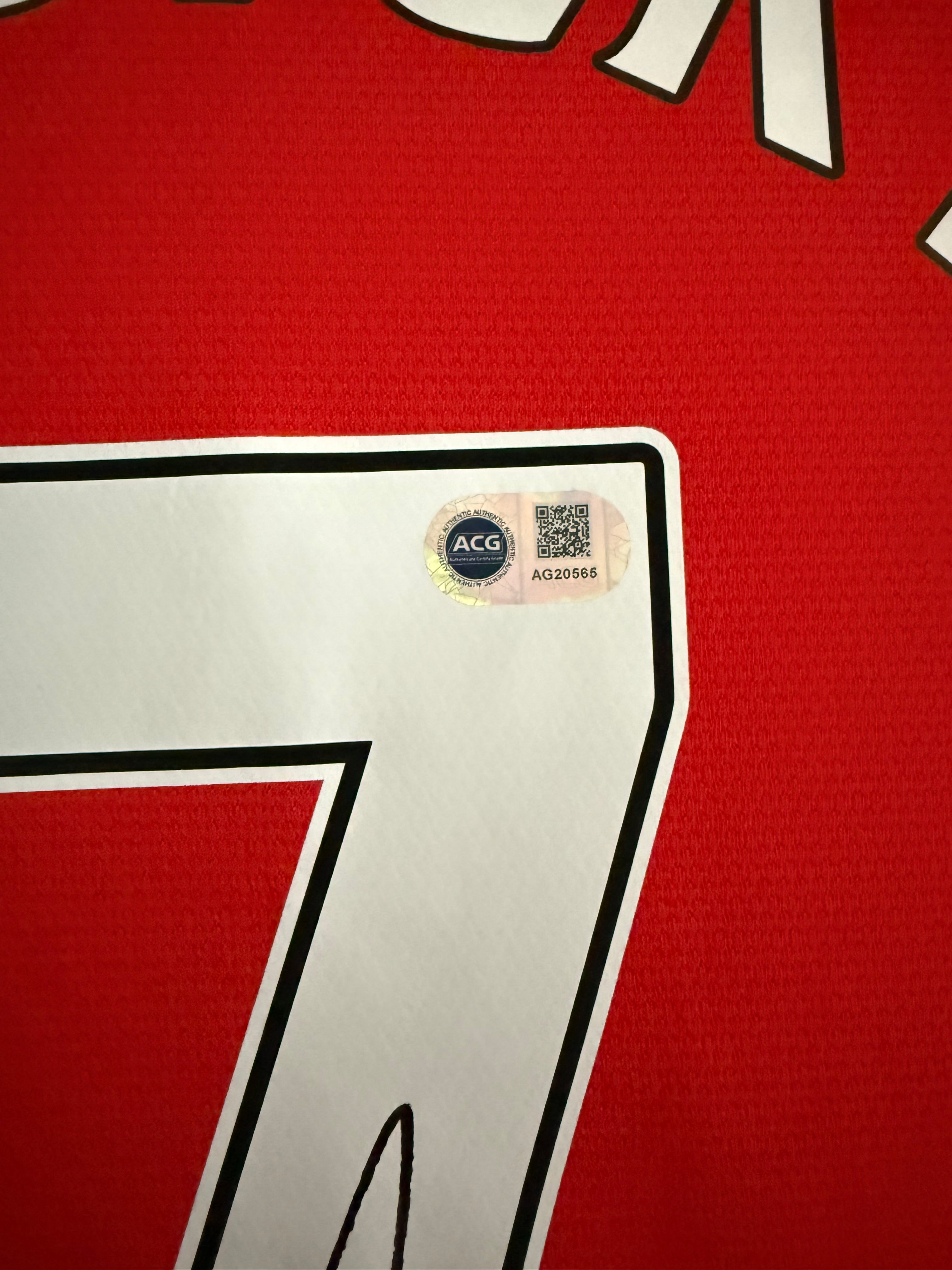 Tomas Rosicky Arsenal Signed Shirt 12/13 Home *RARE* ACG COA Video Proof