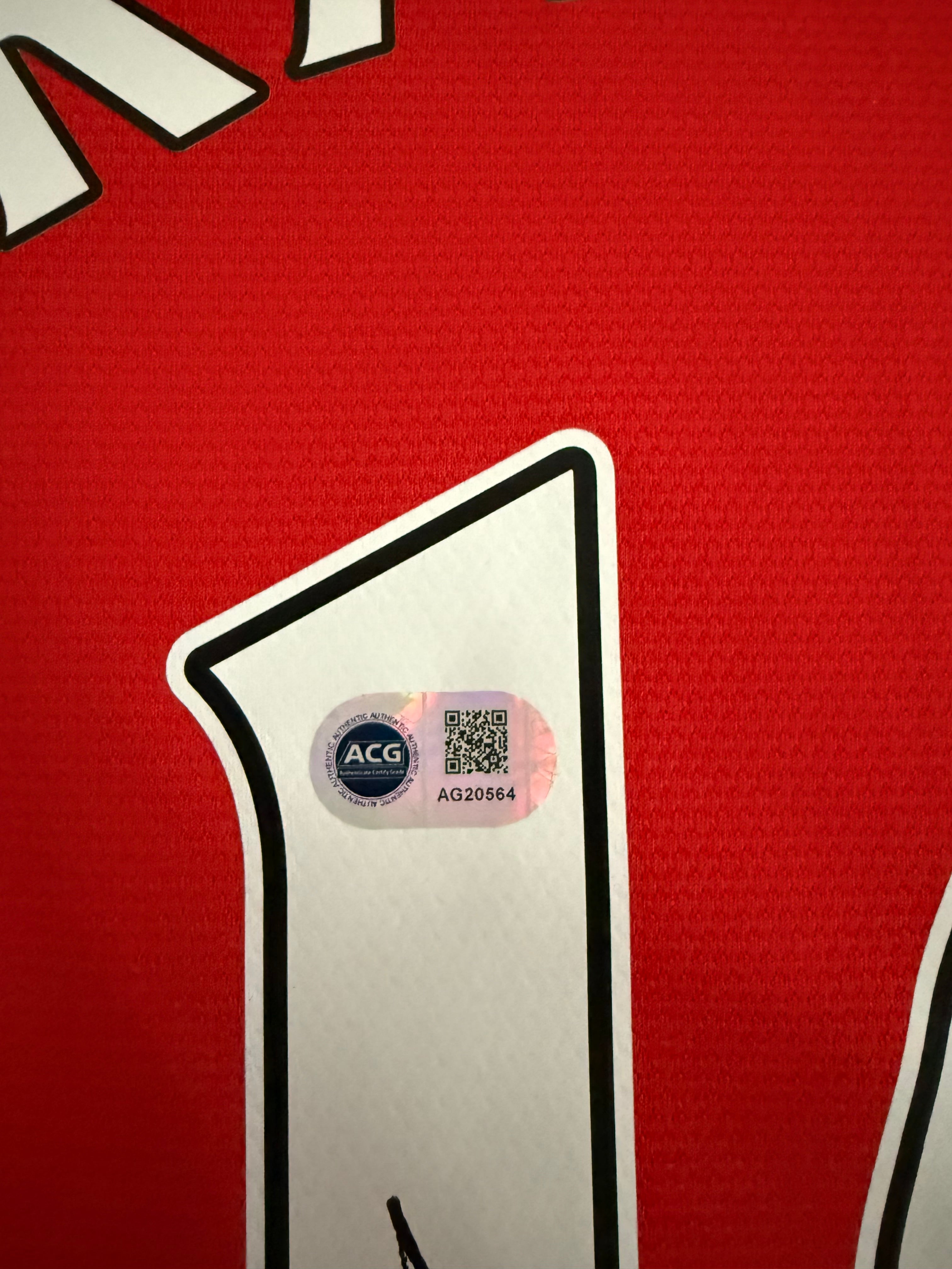 Aaron Ramsey Arsenal Signed Shirt *RARE* COA ACG Cert authentication *PROOF*