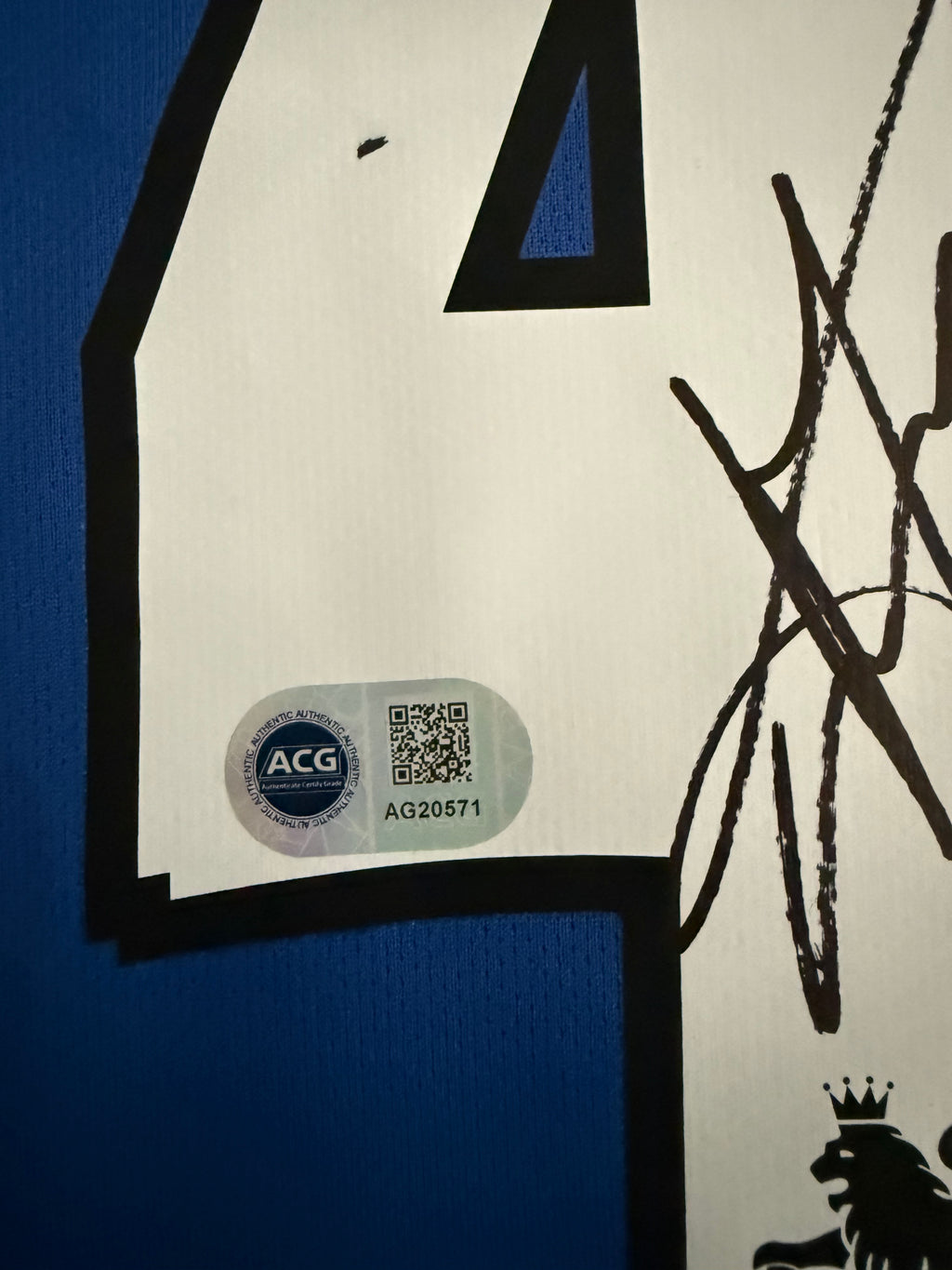 Claude Makelele Chelsea Signed Shirt Centenary Edition RARE Proof Authentication