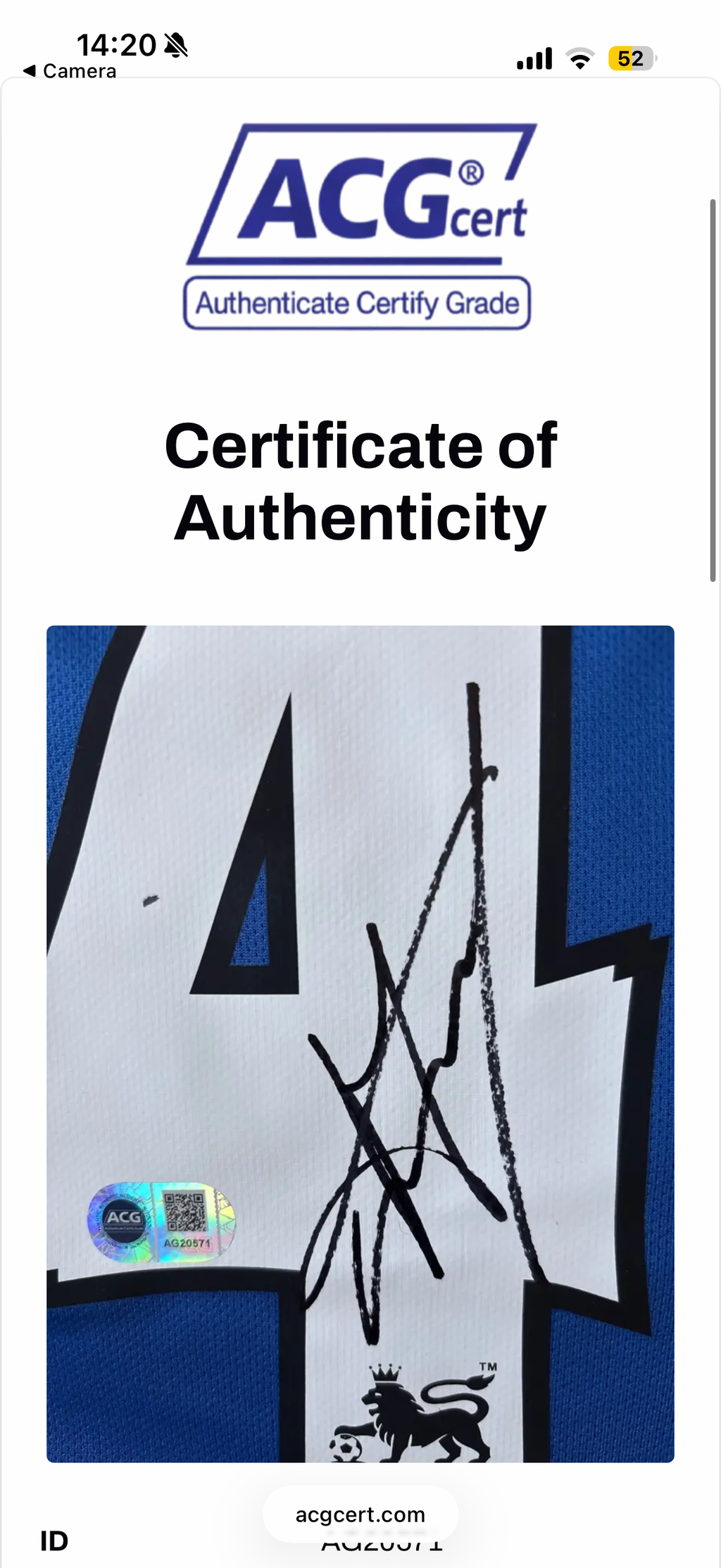 Claude Makelele Chelsea Signed Shirt Centenary Edition RARE Proof Authentication