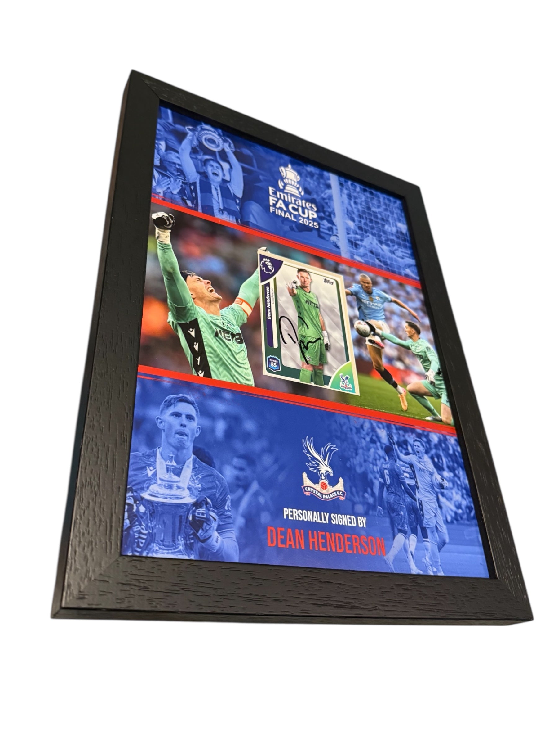 Dean Henderson Crystal Palace Signed Topps Premier League Framed RARE* PROOF COA