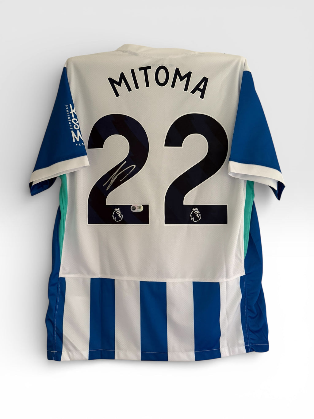 Kaoru Mitoma Brighton Signed Shirt *COA* ACG Cert Authentication