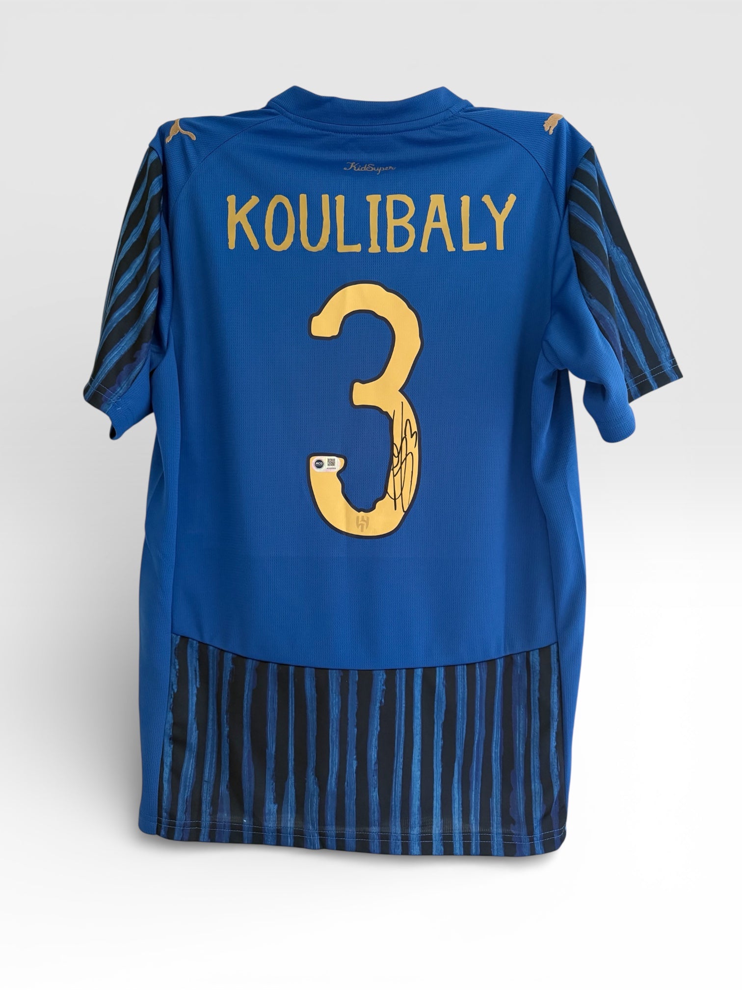 Kalidou Koulibaly Al Hilal Signed Shirt *RARE* COA ACG Cert Authenticated Saudi Pro League