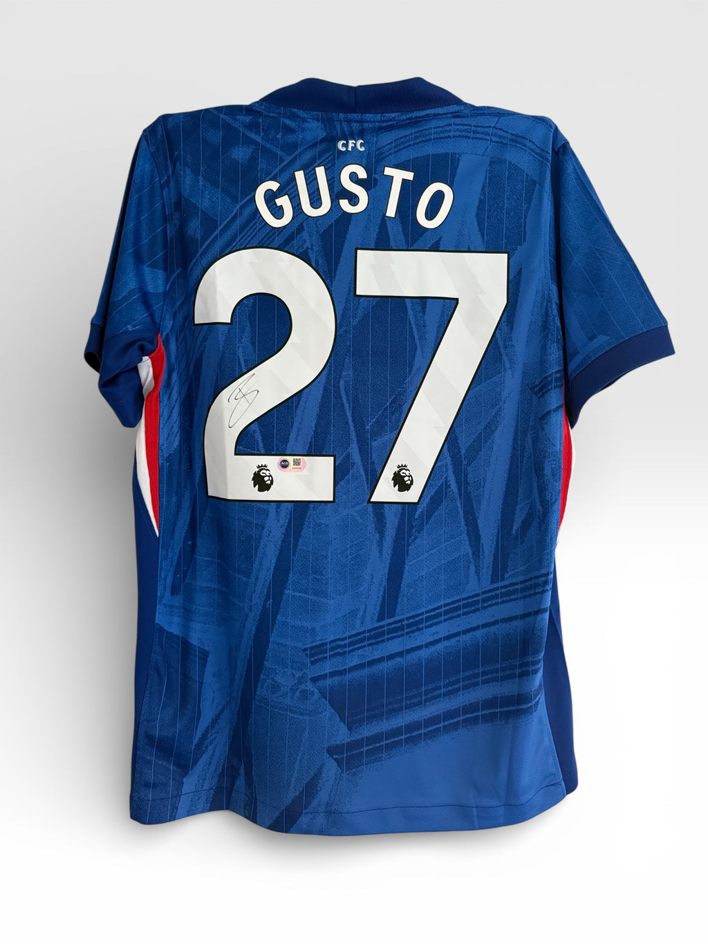 Malo Gusto Chelsea Signed Shirt *PROOF* COA ACG Cert Authentication RARE