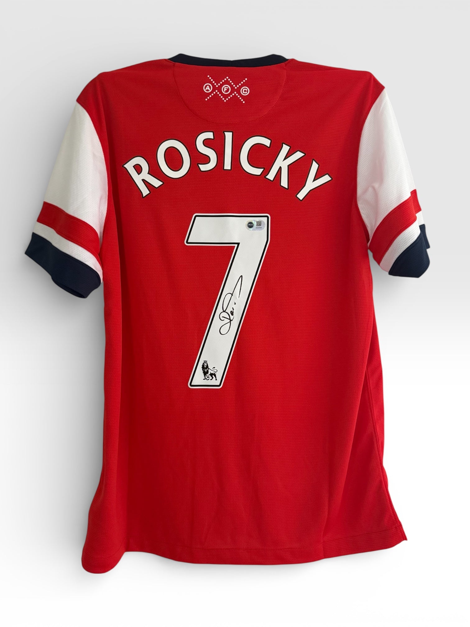 Tomas Rosicky Arsenal Signed Shirt 12/13 Home *RARE* ACG COA Video Proof