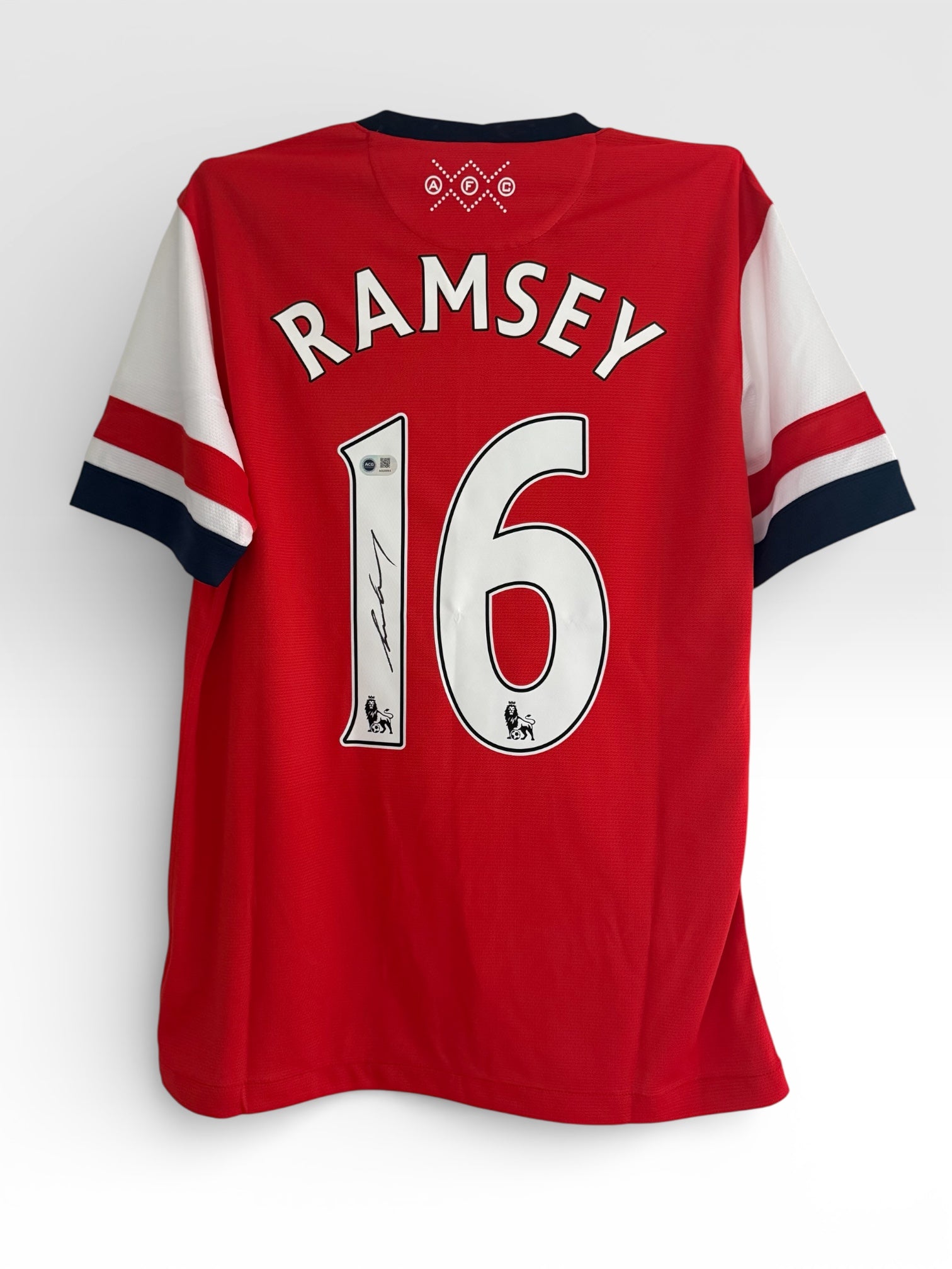 Aaron Ramsey Arsenal Signed Shirt *RARE* COA ACG Cert authentication *PROOF*