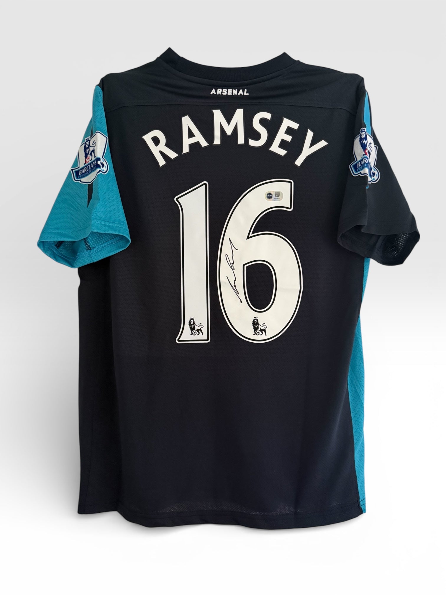 Aaron Ramsey Arsenal Signed Shirt *RARE* ACG Authentication *COA*