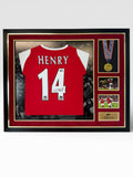 Thierry Henry Arsenal Signed Shirt Framed 03/04 Invincible *RARE* ACG COA