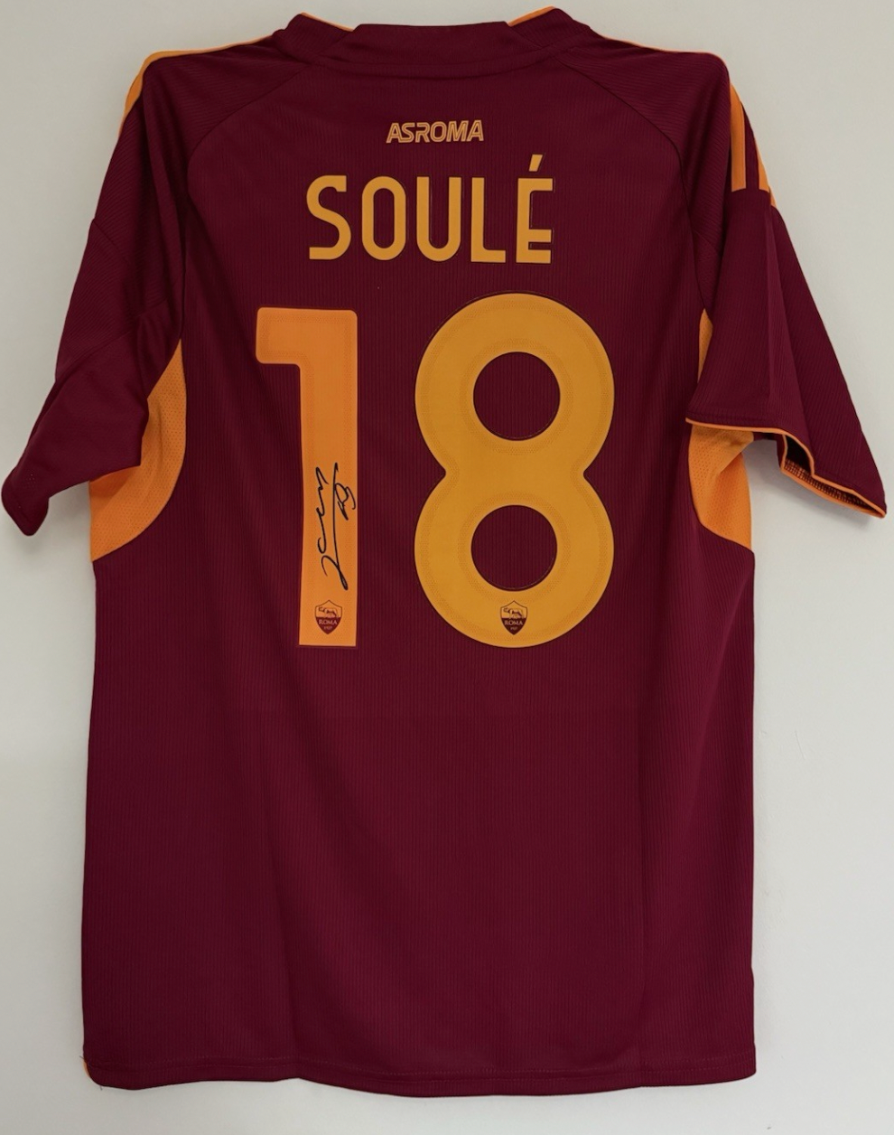Matias Soule Roma Signed Shirt *VIDEO PROOF & COA* RARE