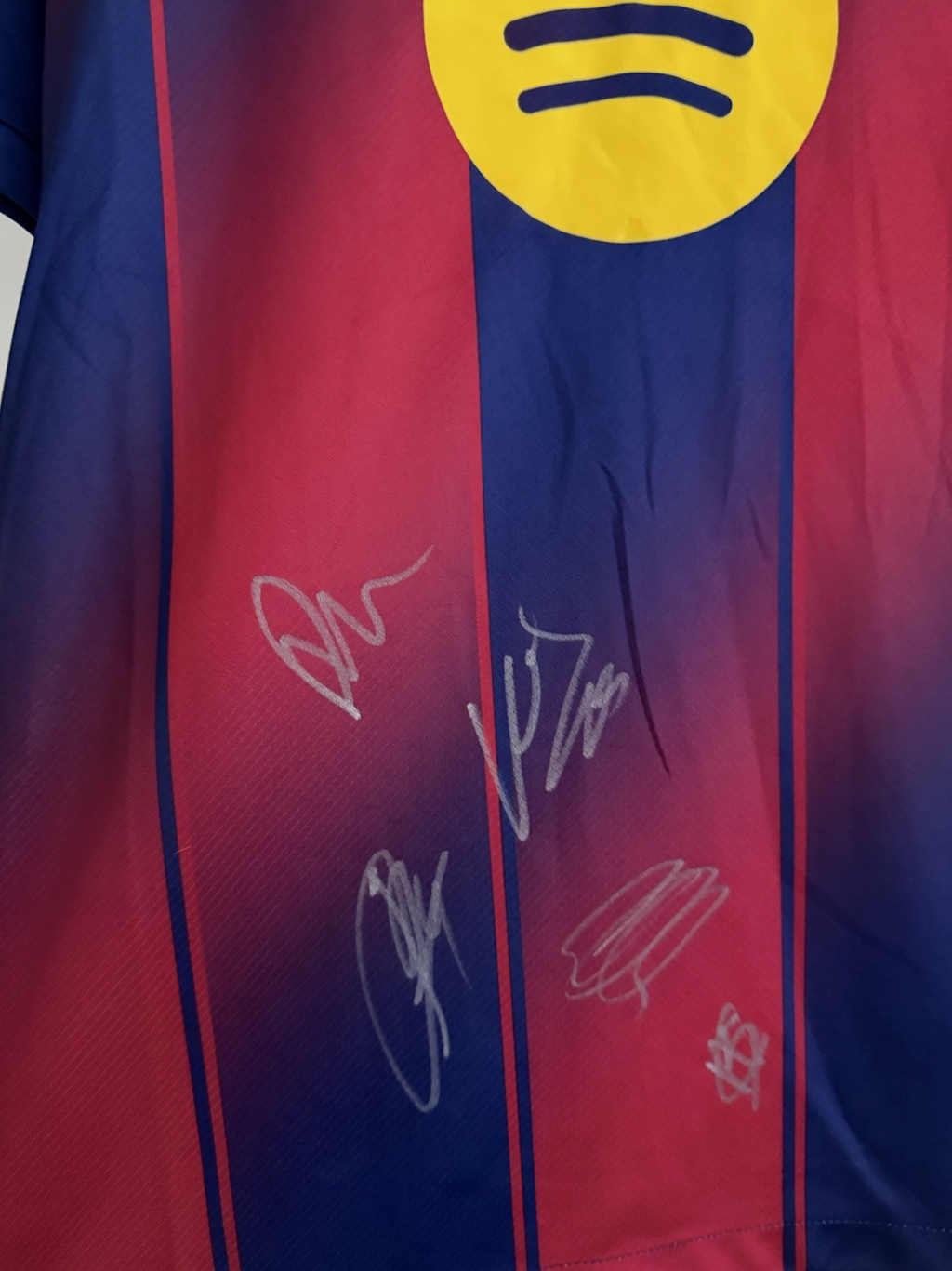 Barcelona Femeni Squad Signed Shirt *RARE* PROOF & COA MAPI LEON LOPEZ HANSEN