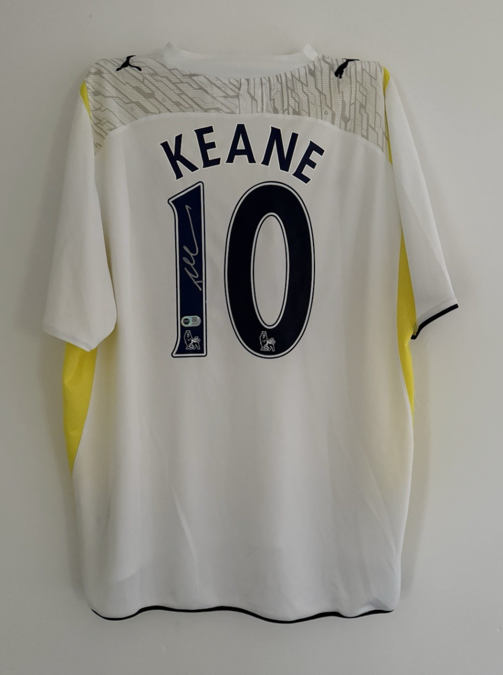 Robbie Keane Tottenham Hotspur Signed Shirt 09/10 *RARE* PROOF & ACG AUTHENTIC