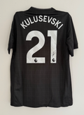 Dejan Kulusevski Tottenham Hotspur Signed Shirt *EXACT VIDEO PROOF OF SIGNING*