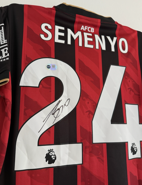 Antoine Semenyo Bournemouth Signed Shirt 25/26 Home ACG AUTHENTICATED RARE PROOF
