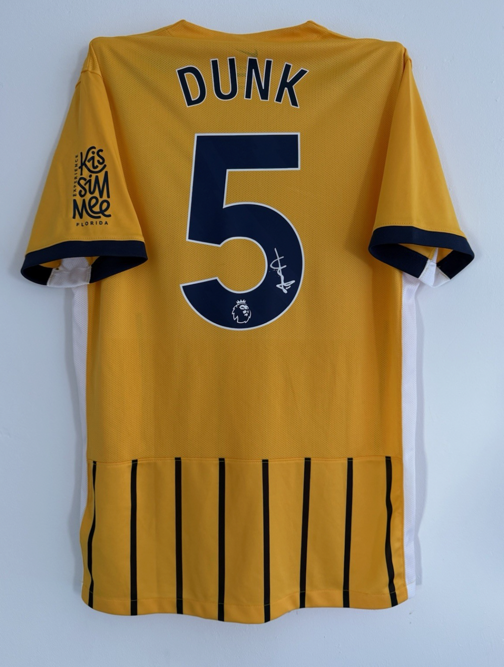 Lewis Dunk Brighton & Hove Albion Signed Shirt GENUINE 25/26 Third Shirt