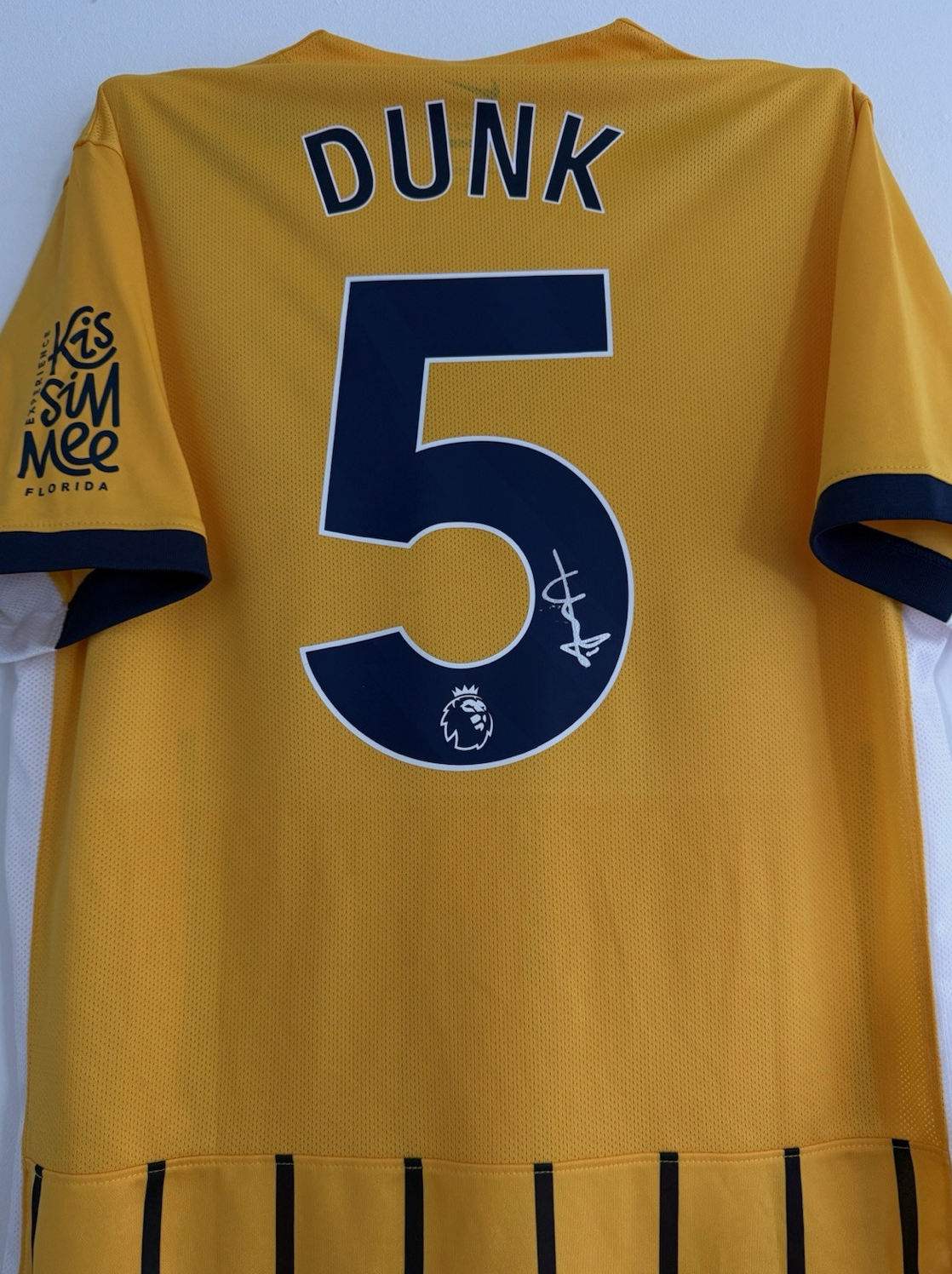 Lewis Dunk Brighton & Hove Albion Signed Shirt GENUINE 25/26 Third Shirt