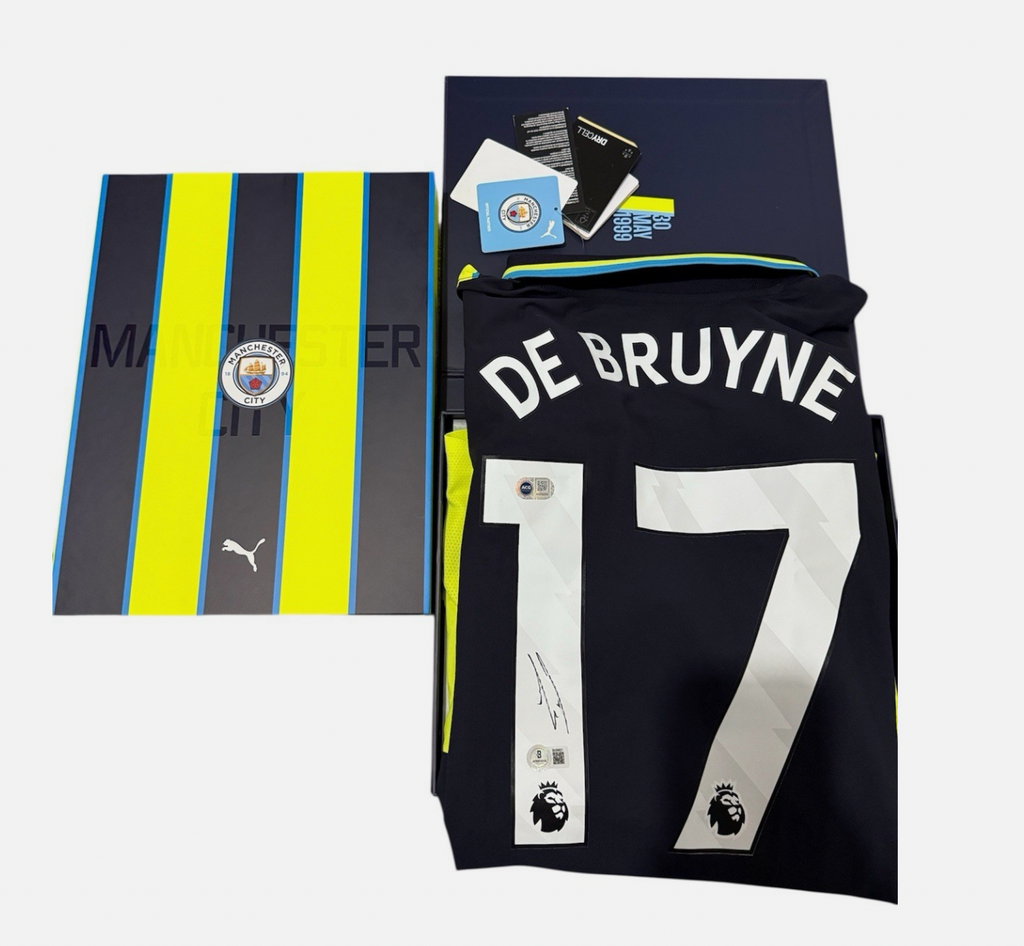 Kevin De Bruyne Manchester City Signed Shirt *BECKETT & ACG COA* RARE* Official