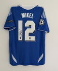 John Obi Mikel Chelsea 2012 Signed Shirt Champions League Proof & COA