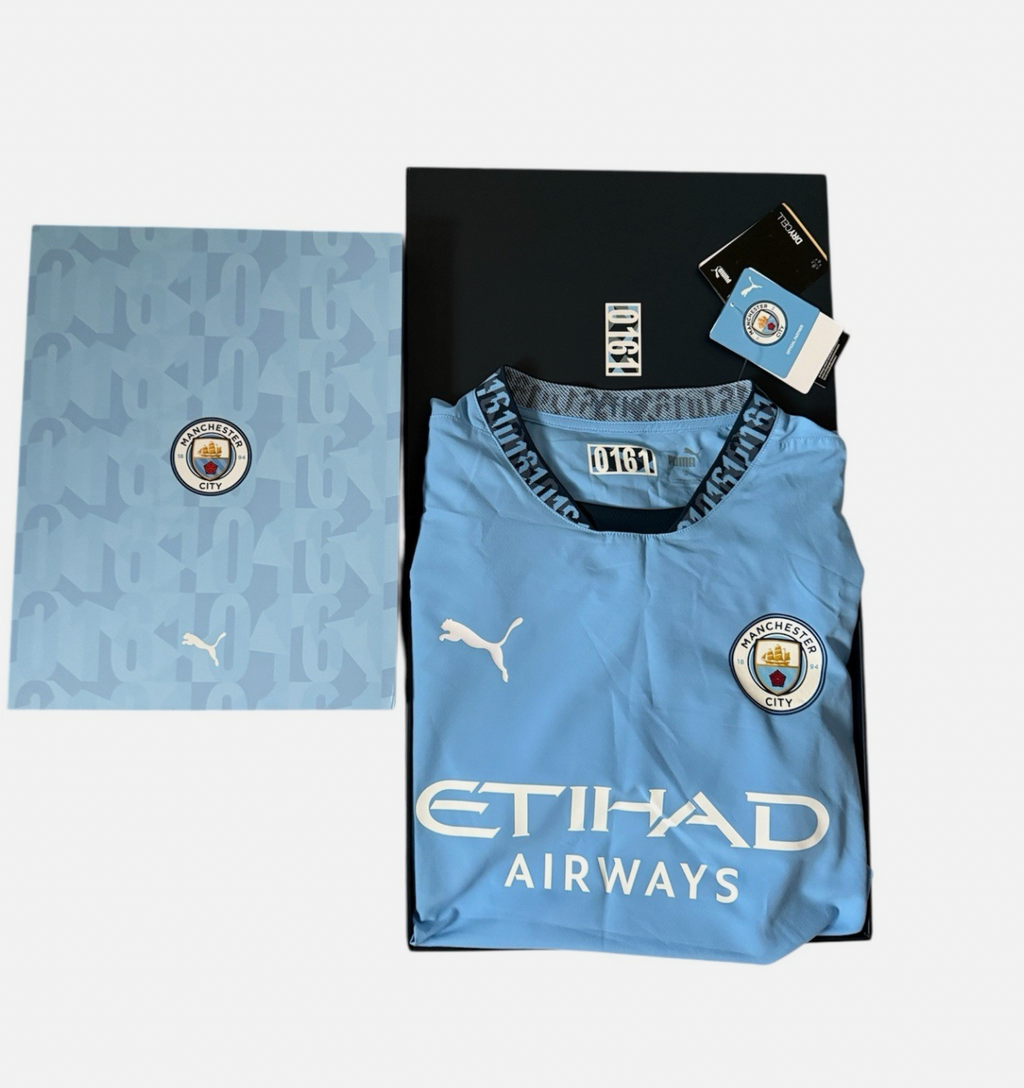 Phill Foden Manchester City Signed Shirt *BECKETT COA* PLAYER EDITION SHIRT RARE