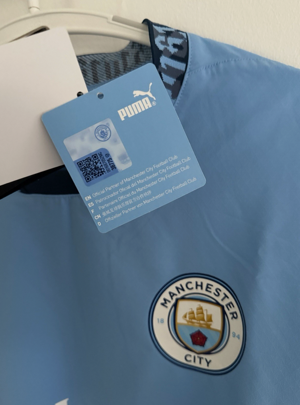 Phill Foden Manchester City Signed Shirt *BECKETT COA* PLAYER EDITION SHIRT RARE