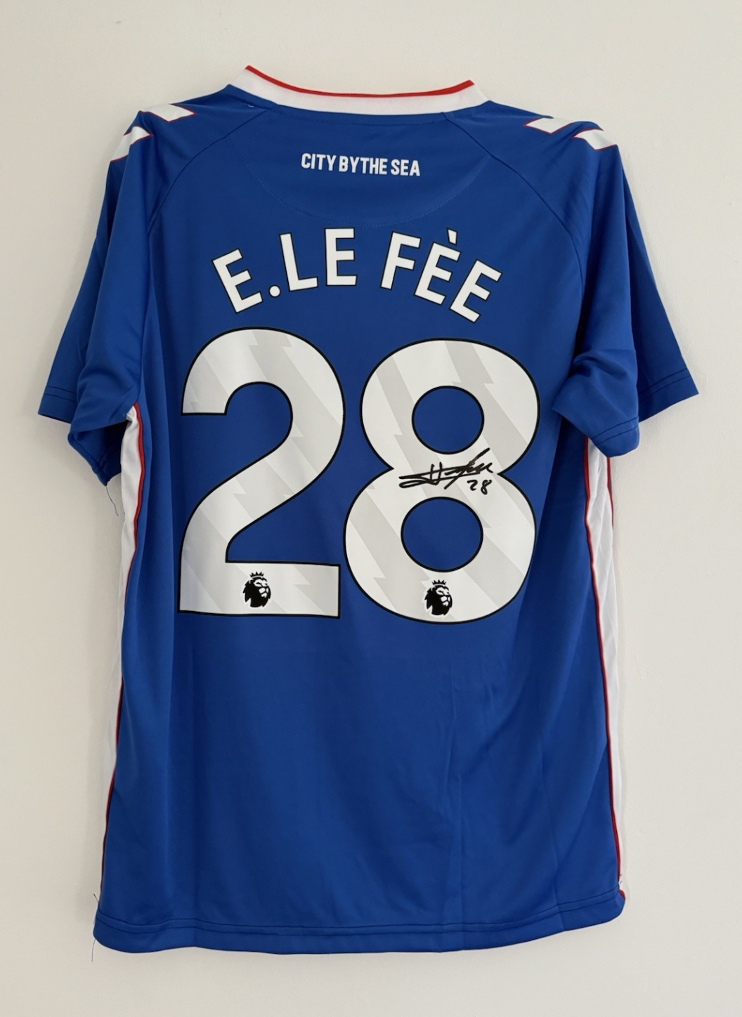 Enzo Le Fee Sunderland Signed Shirt *PREMIER LEAGUE* PROOF & COA