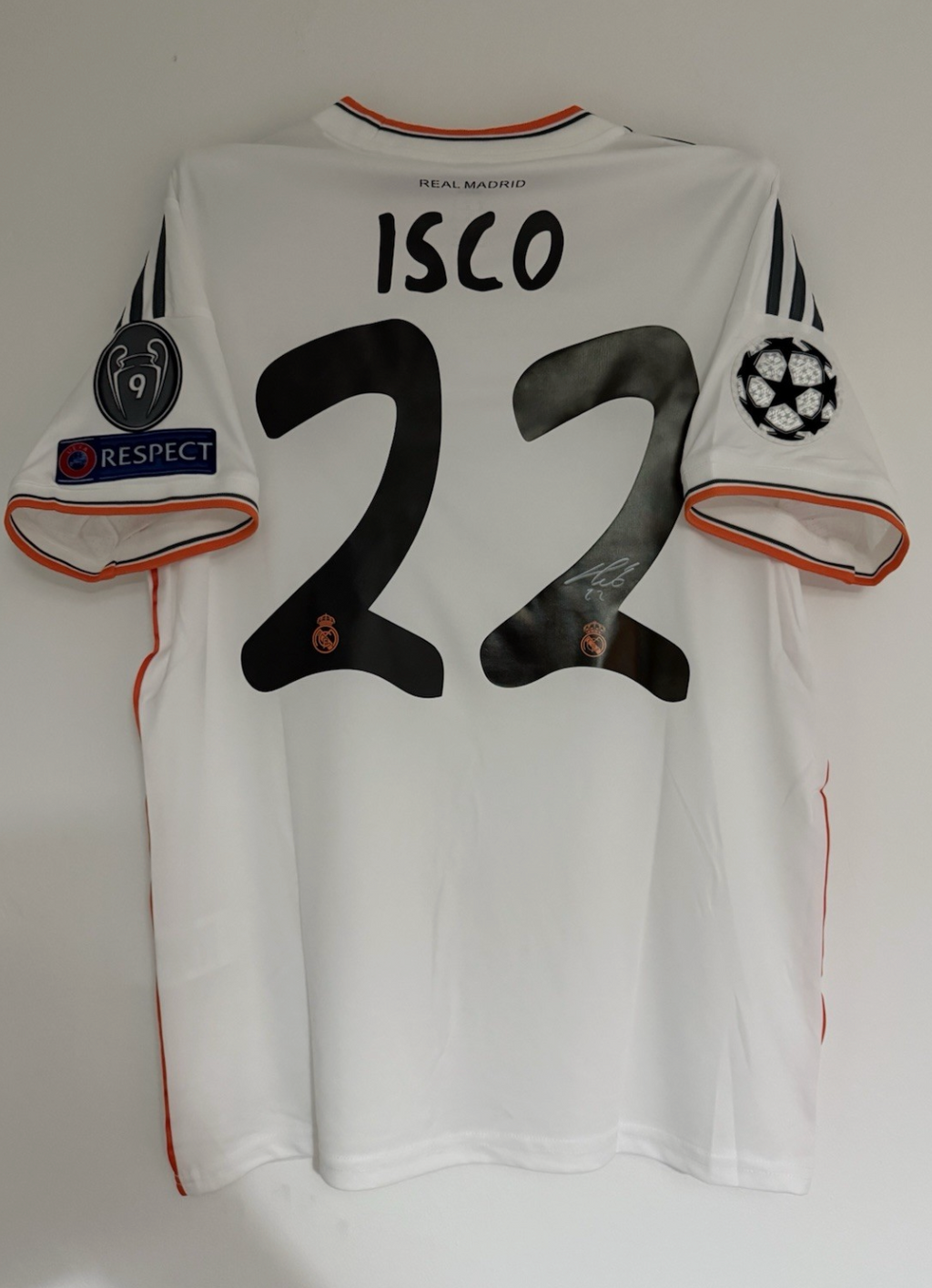 Isco Real Madrid Signed Shirt *CHAMPIONS LEAGUE SHIRT*
