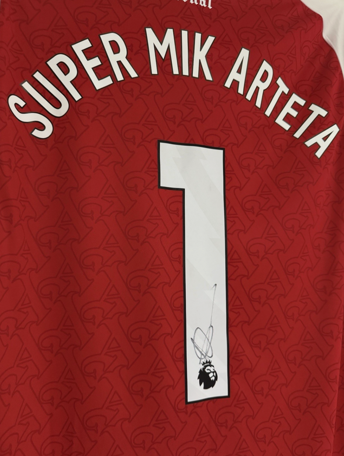 Mikel Arteta Arsenal Signed Shirt *VIDEO proof & COA* RARE