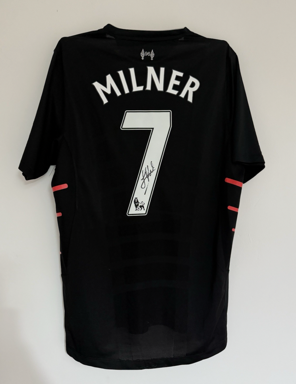 James Milner Liverpool Signed Shirt PROOF & COA AUTHENTIC SHIRT *RARE LEGEND*