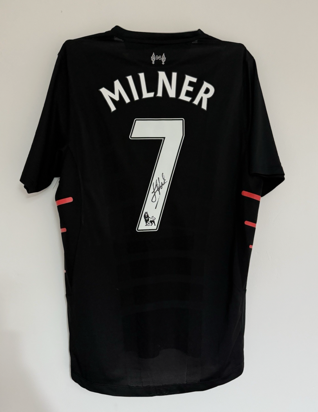 James Milner Liverpool Signed Shirt PROOF & COA AUTHENTIC SHIRT *RARE LEGEND*
