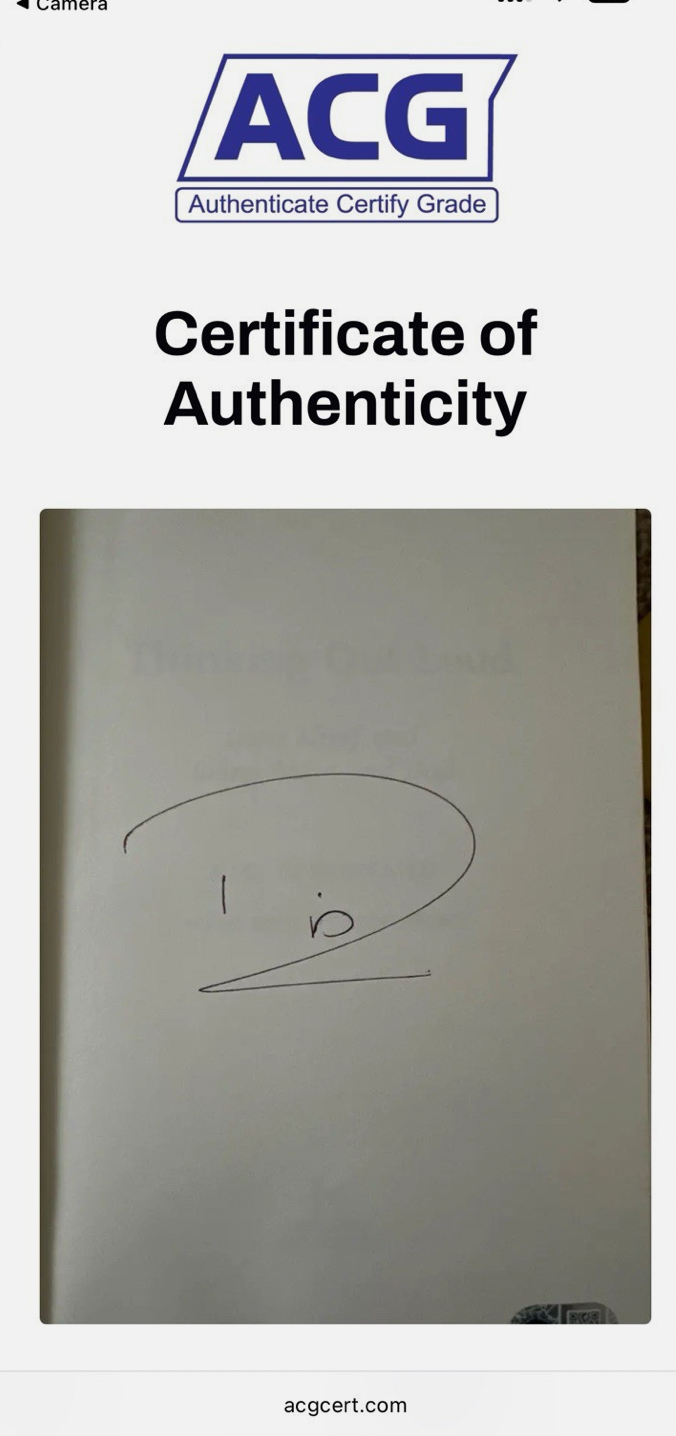 Rio Ferdinand Signed Book Manchester United Legend *COA & AUTHENTICATION*England