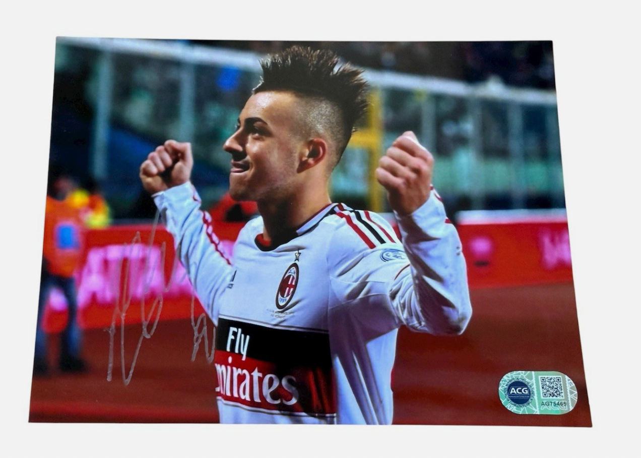 Stephan El Shaarawy AC Milan Hand Signed Photo *RARE* PROOF + AUTHENTICATION COA