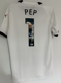 Pep Guardiola Manchester City Signed Shirt *RARE CUSTOM* PROOF & ACG CERT COA