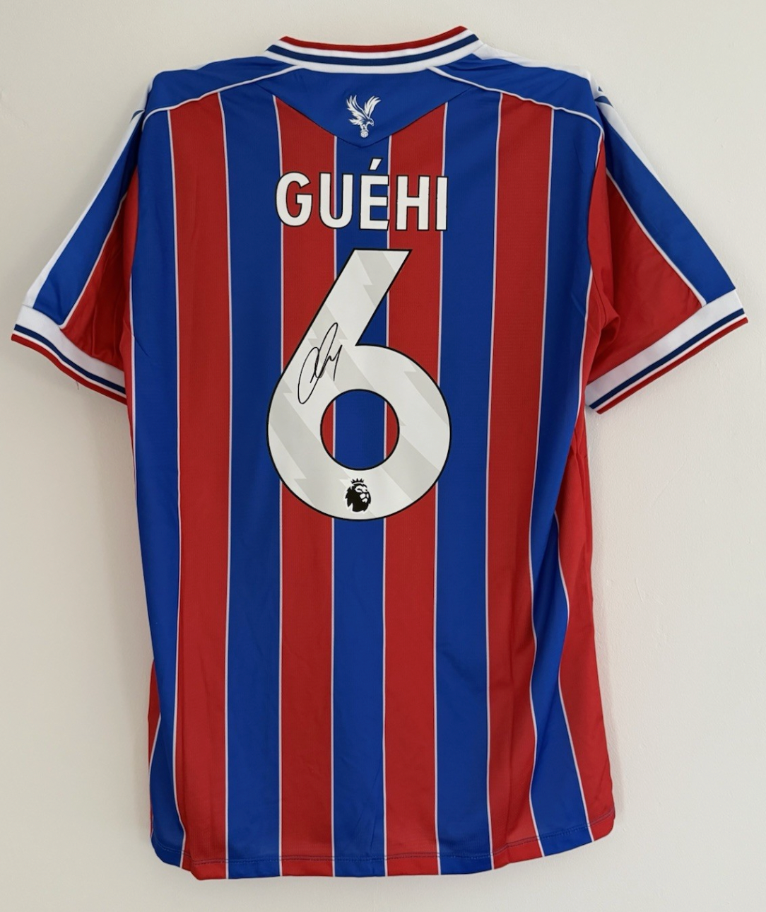 Marc Guehi Crystal Palace Signed Shirt *PROOF & COA* CPFC ENGLAND *RARE*