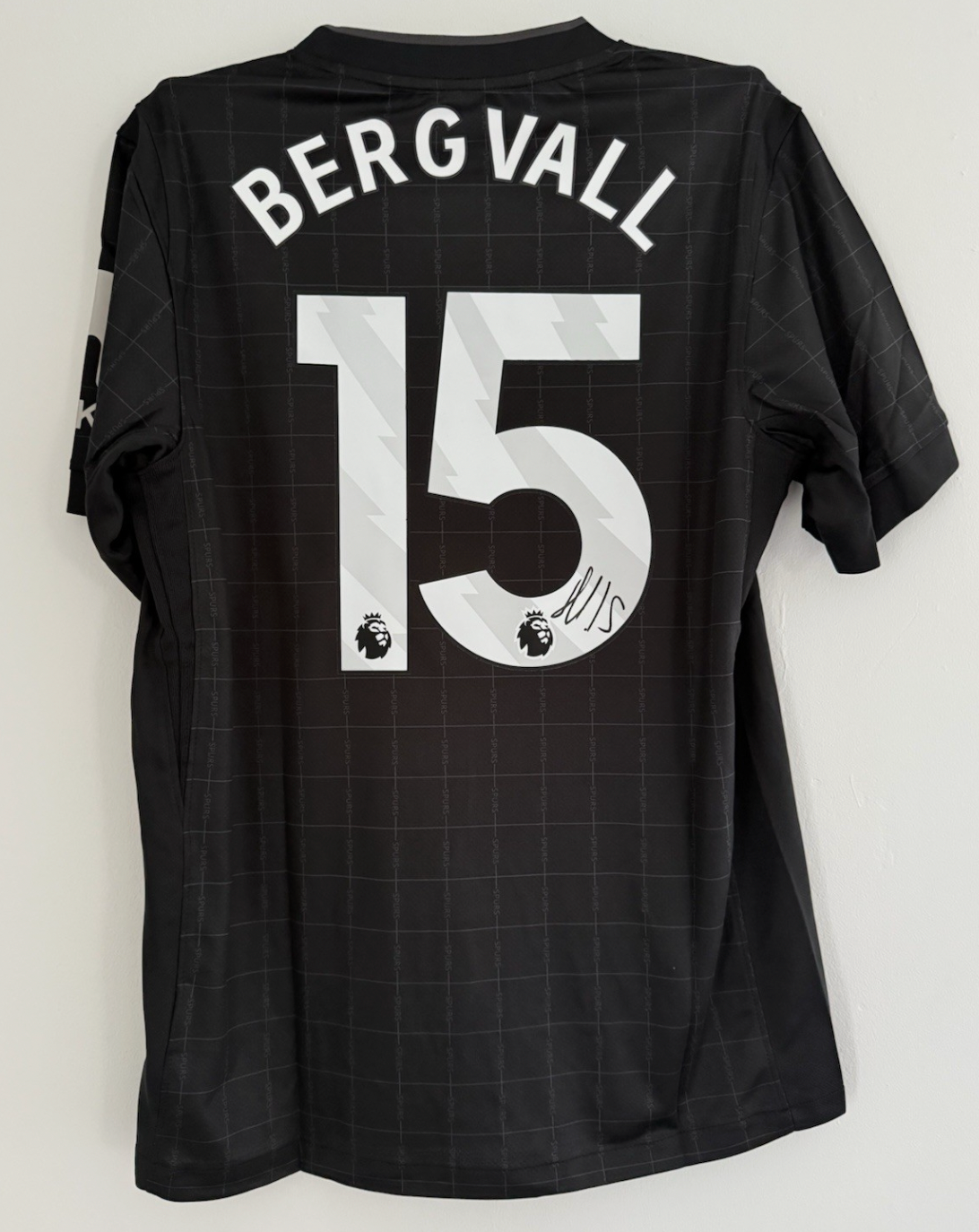 Lucas Bergvall Tottenham Hotspur Signed Shirt *RARE* 25/26 Away *PROOF + COA*