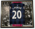 Robin Van Persie Manchester United Signed Shirt Framed *PROOF* MUFC 2013/14 Away
